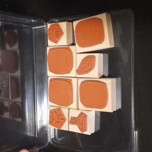 Sweet Pea Cutie Pie Rare rubber stampin up  set from 2006 - Picture 2 of 2